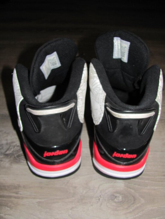 Men\'s Nike Air Jordan Dub Zero Basketball Shoes Fire Red Sneakers Size 10